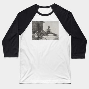 Vain Laments from the series The Disasters of War by Francisco Goya Baseball T-Shirt